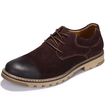 New Fashion Genuine Leather Men Business Casual Shoes Autumn British Low Top Lace Up Suede Leather Mens Shoes
New Fashion Genuine Leather Men Business Casual Shoes Autumn British Low Top Lace Up Suede Leather Mens Shoes