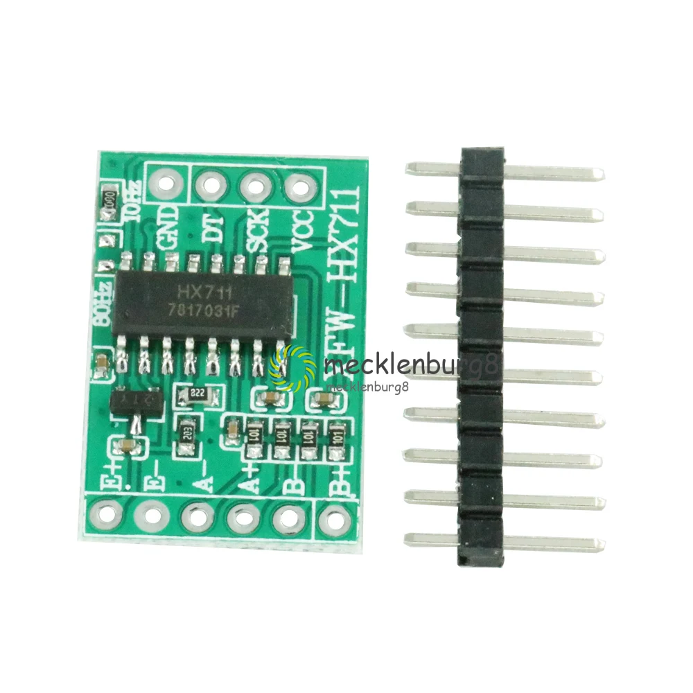 Dual Channel HX711 Weighing Pressure Sensor 24-bit Precision A / D Module for Arduino
Dual Channel HX711 Weighing Pressure Sensor 24-bit Precision A / D Module for Arduino