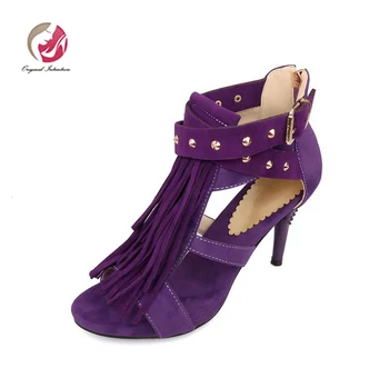 4 Colors Nice Fashion Women Sandals 2016 Flock Elegant Tassel Spike Heels Sandals Beautiful Shoes Woman Plus Size 3.5-10.5
4 Colors Nice Fashion Women Sandals 2016 Flock Elegant Tassel Spike Heels Sandals Beautiful Shoes Woman Plus Size 3.5-10.5