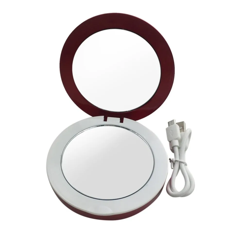 Small Size Lovely Cute Double Sided LED Lighted Facial Makeup Miror Compact Foldable Cosmetic Beauty Makeup Mirror
Small Size Lovely Cute Double Sided LED Lighted Facial Makeup Miror Compact Foldable Cosmetic Beauty Makeup Mirror