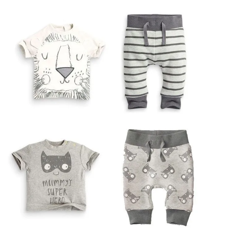Retail 2016 spring infant clothes baby clothing sets boy Cotton little monsters and the lions short sleeve 2pcs baby boy clothes
Retail 2016 spring infant clothes baby clothing sets boy Cotton little monsters and the lions short sleeve 2pcs baby boy clothes