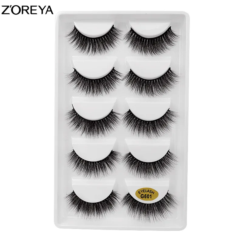 ZOREYA Mink Eyelashes 5 Pairs 3D Lashes Extension Eyelash Makeup False Eyelashes Handmade Cosmetic Tool
ZOREYA Mink Eyelashes 5 Pairs 3D Lashes Extension Eyelash Makeup False Eyelashes Handmade Cosmetic Tool