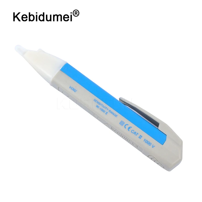 kebidumei Safe Non-Contact Detection Electric Voltage Volts Detector Tester Sensor Pen Stick AC 90~1000V LED Buzzer Alarm
kebidumei Safe Non-Contact Detection Electric Voltage Volts Detector Tester Sensor Pen Stick AC 90~1000V LED Buzzer Alarm
