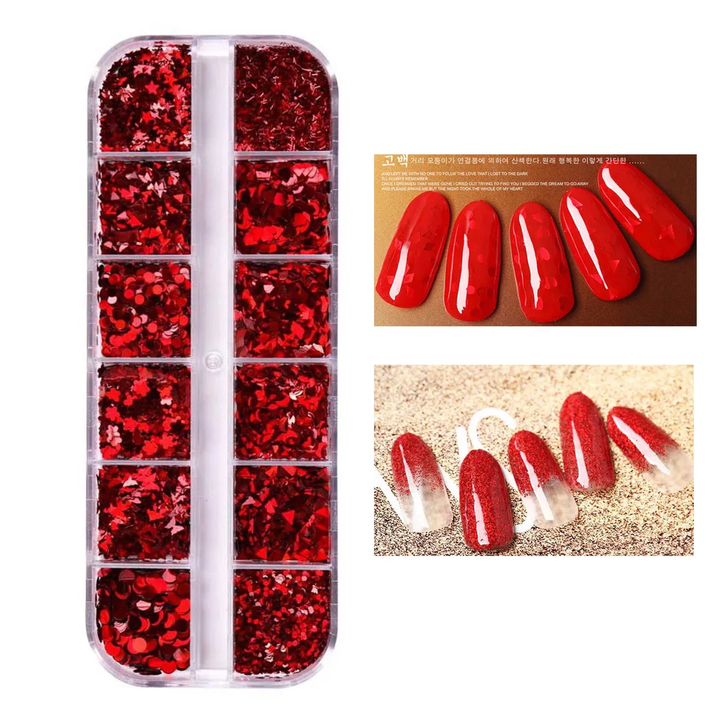 1Box Beauty Laser Sequins Stickers Star Red Nail Glitter DIY Nail Thin Paillette Flakes Nail Art Decoration Manicure Tips
1Box Beauty Laser Sequins Stickers Star Red Nail Glitter DIY Nail Thin Paillette Flakes Nail Art Decoration Manicure Tips