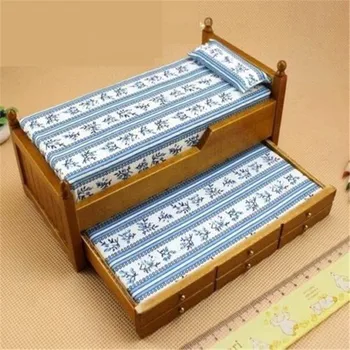 1:12 Dollhouse Miniature Doll Furniture Wooden Brown Trundle Wooden Bed Gift 
1:12 Dollhouse Miniature Doll Furniture Wooden Brown Trundle Wooden Bed Gift