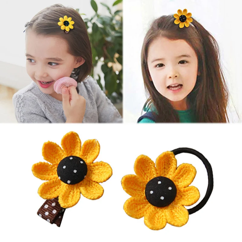 Sale 2PCS/Set Fashion Cute Hair Pin For Kids Hair Rope Korean Girls Sunflower Sweet Hair Accessories
Sale 2PCS/Set Fashion Cute Hair Pin For Kids Hair Rope Korean Girls Sunflower Sweet Hair Accessories