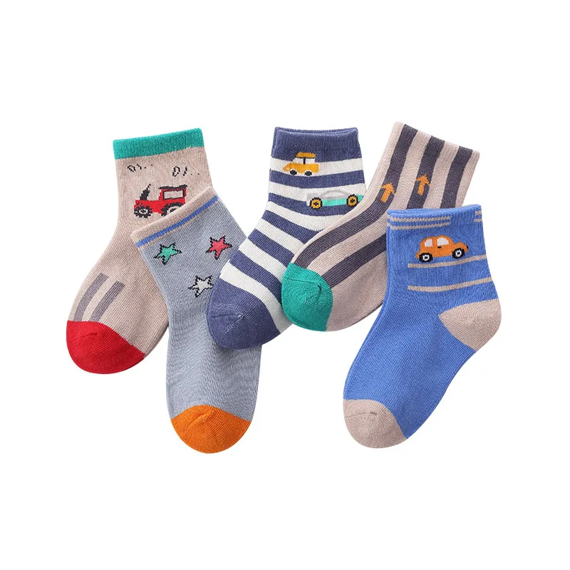 New Kids Middle Tube Socks 5 Pair/Lot Wholesale Autumn Winter 2018 Children Socks Car Print Boys Girls Baby Cotton Striped Socks
New Kids Middle Tube Socks 5 Pair/Lot Wholesale Autumn Winter 2018 Children Socks Car Print Boys Girls Baby Cotton Striped Socks
