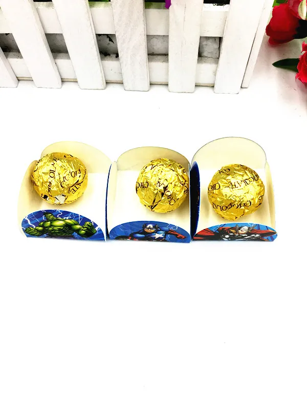 10pcs/lot avengers theme cupcake hold chocolate paper case hero theme cake wrappers chocolate box superhero chocolate holder
10pcs/lot avengers theme cupcake hold chocolate paper case hero theme cake wrappers chocolate box superhero chocolate holder