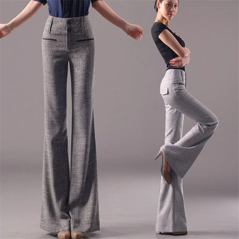 2019 Spring New Fashion Women's Flare Pants Office Ladies Cotton Linen Casual Pants Straight Trousers Stretch Slim Large Size
2019 Spring New Fashion Women's Flare Pants Office Ladies Cotton Linen Casual Pants Straight Trousers Stretch Slim Large Size