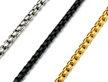 50pcs/lot Round 3mm X 23.6Inch Length Polished Titanium Stainless Steel Link Chain Necklaces Chain Jewelry DIY Making Finding
50pcs/lot Round 3mm X 23.6Inch Length Polished Titanium Stainless Steel Link Chain Necklaces Chain Jewelry DIY Making Finding