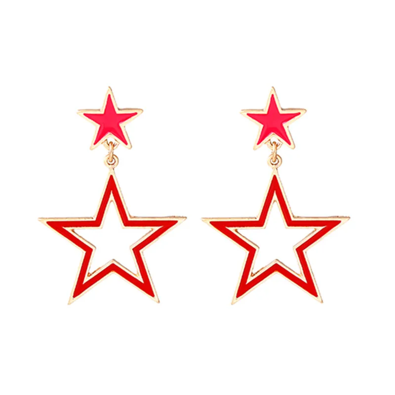 The new 2018 stars stud earrings female temperament contracted joker character ornaments heartly girl red Jewelry stud earrings
The new 2018 stars stud earrings female temperament contracted joker character ornaments heartly girl red Jewelry stud earrings