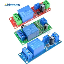 Dc 5 v 12 v 10a ne555 tempo de atraso relé relé tempo escudo cronometrando relé temporizador interruptor de controle do carro relés geração de pulso ciclo de trabalho(China)