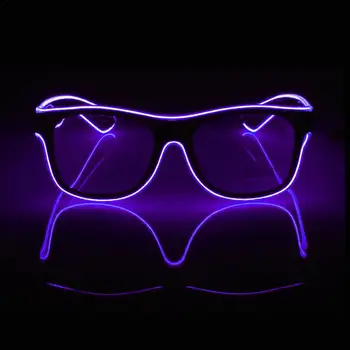 Wire Led Glasses Luminous Party Decorative Lighting Classic Gift Bright LED LParty Atmosphere Activing DJ Bright Glasses Props
Wire Led Glasses Luminous Party Decorative Lighting Classic Gift Bright LED LParty Atmosphere Activing DJ Bright Glasses Props