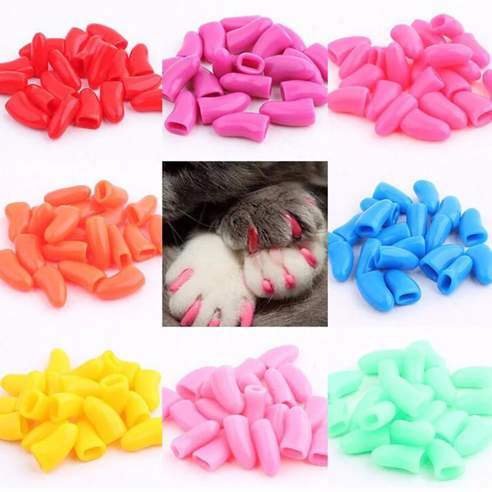 20 pcs Pet Puppy Cat Kitten Nail Cap Soft Cover Up cap Pet Nail Protector Paw Claw Grooming Scratch Free Glue Pet Supplies C42
20 pcs Pet Puppy Cat Kitten Nail Cap Soft Cover Up cap Pet Nail Protector Paw Claw Grooming Scratch Free Glue Pet Supplies C42