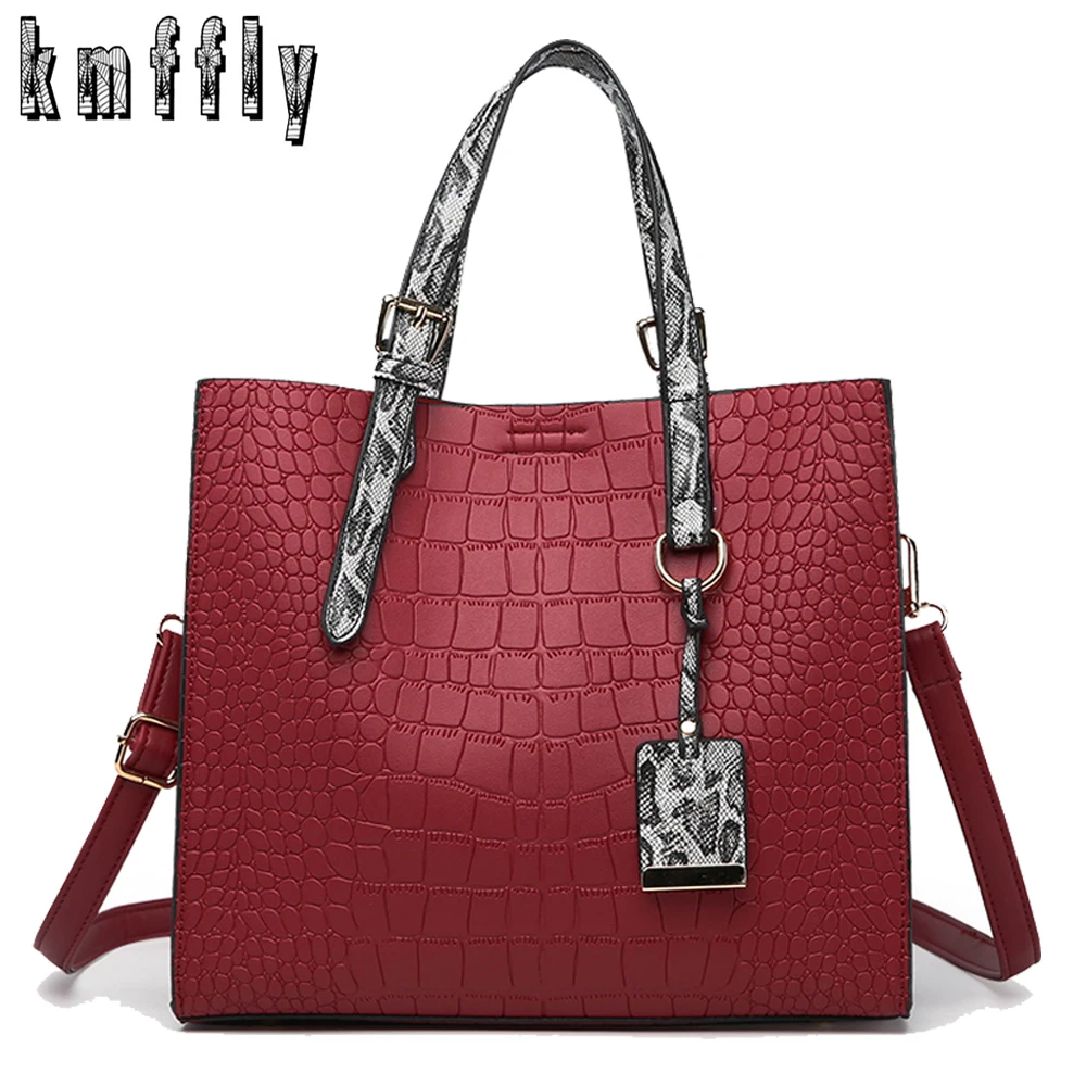 2019 New Luxurious Women Handbag Brand Leather Crocodile Pattern Ladies Shoulder Messenger Bag Fashion Big Tote For Women Sac
2019 New Luxurious Women Handbag Brand Leather Crocodile Pattern Ladies Shoulder Messenger Bag Fashion Big Tote For Women Sac