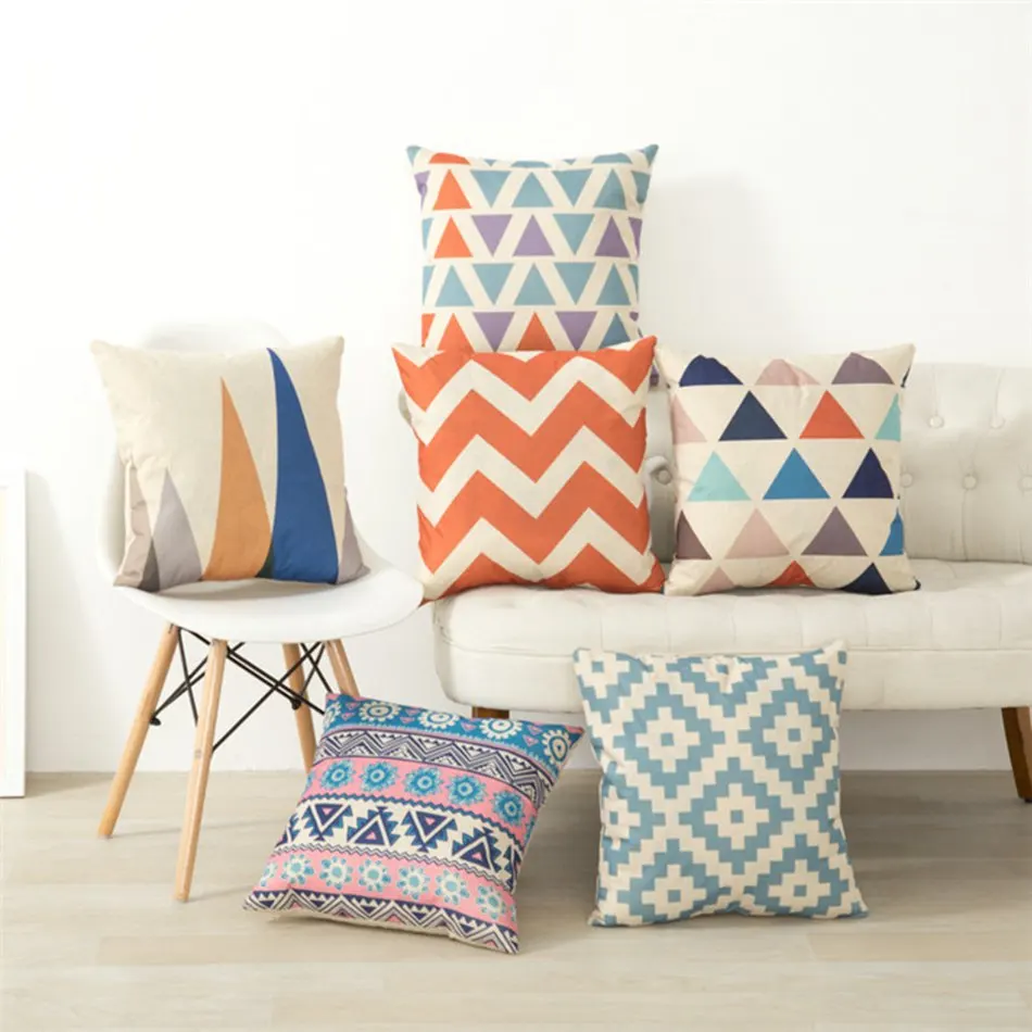 Bohemian style Geometric Line hot printed linen pillow covers Simple&Modern Home bedding hotel Decorative pillowcase
Bohemian style Geometric Line hot printed linen pillow covers Simple&Modern Home bedding hotel Decorative pillowcase