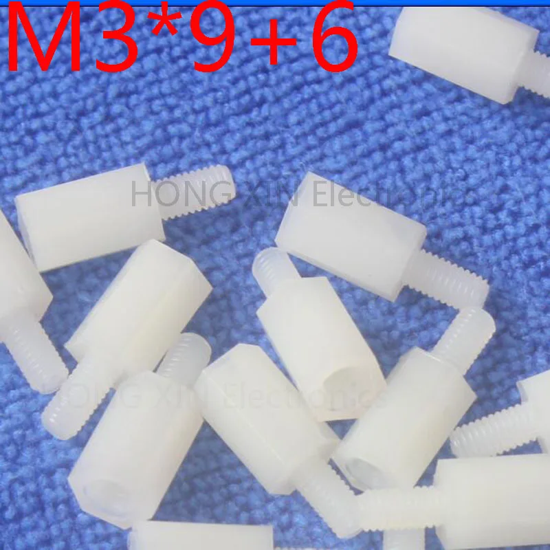 M3*9+6 white 1pcs 9mm Nylon Standoff Spacer Standard M3 Male-Female Standoff Kit Repair Set High Quality PC tool
M3*9+6 white 1pcs 9mm Nylon Standoff Spacer Standard M3 Male-Female Standoff Kit Repair Set High Quality PC tool