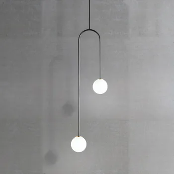 Nordic Post Modern Dining Room Bedroom G9 LED Glass Ball U Shaped Hanging Pendant Lights Bedside Kitchen Warm De Lamps Fixtures
Nordic Post Modern Dining Room Bedroom G9 LED Glass Ball U Shaped Hanging Pendant Lights Bedside Kitchen Warm De Lamps Fixtures