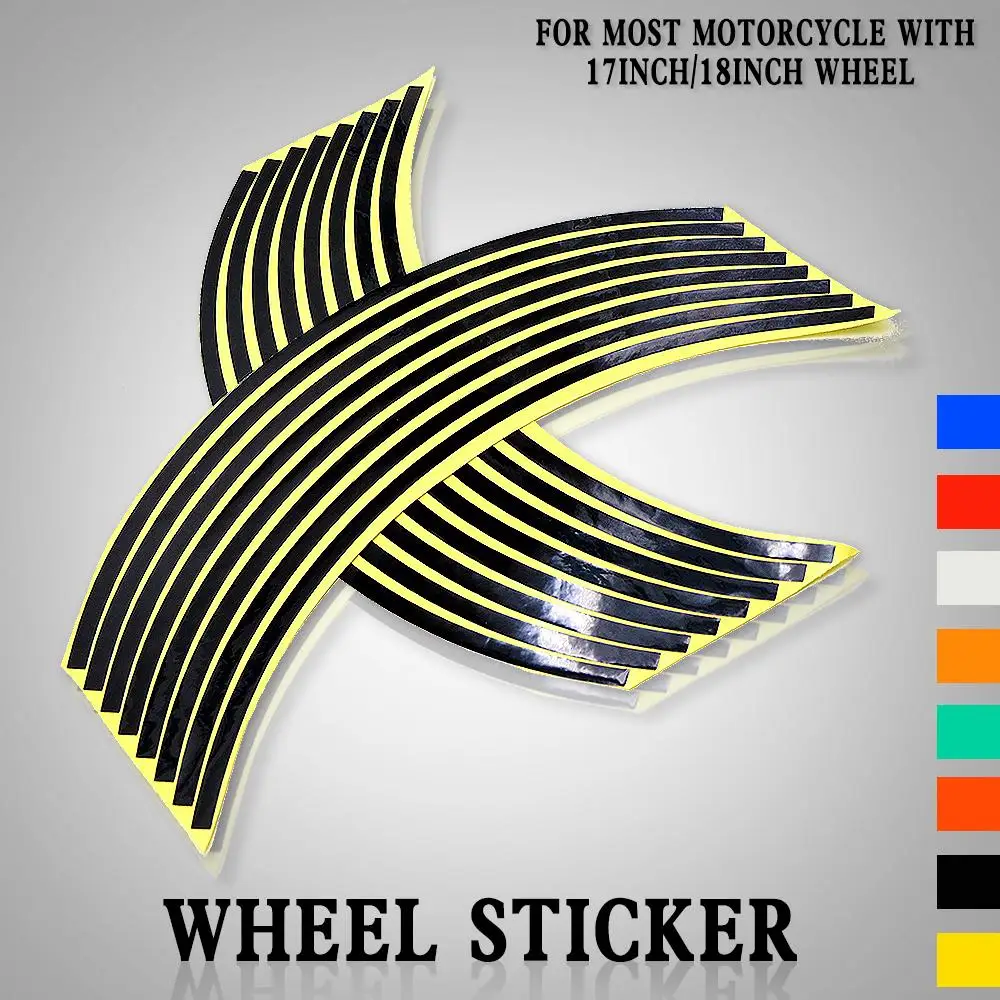

HOT 17/18inch wheel Strips Motorcycle Reflective Wheel Sticke bicycle for yamaha TMAX 500/530 SX DX XP530 TMAX500 TMAX530 YZF R1