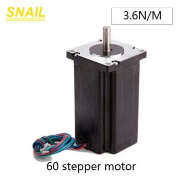 3.6N.M 101.5mm length 2 phase 60 stepper motor for Engraving machine. Industrial equipment. for 3D printing
3.6N.M 101.5mm length 2 phase 60 stepper motor for Engraving machine. Industrial equipment. for 3D printing