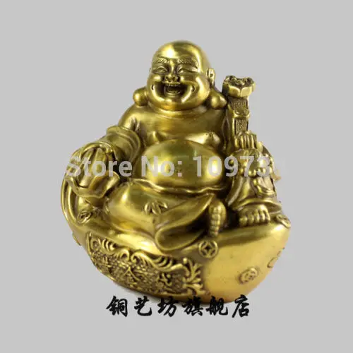003261 6" China Bronze Tibet Buddhism Happy Maitreya Buddha Sit Hand Hold Ruyi Statue
003261 6" China Bronze Tibet Buddhism Happy Maitreya Buddha Sit Hand Hold Ruyi Statue