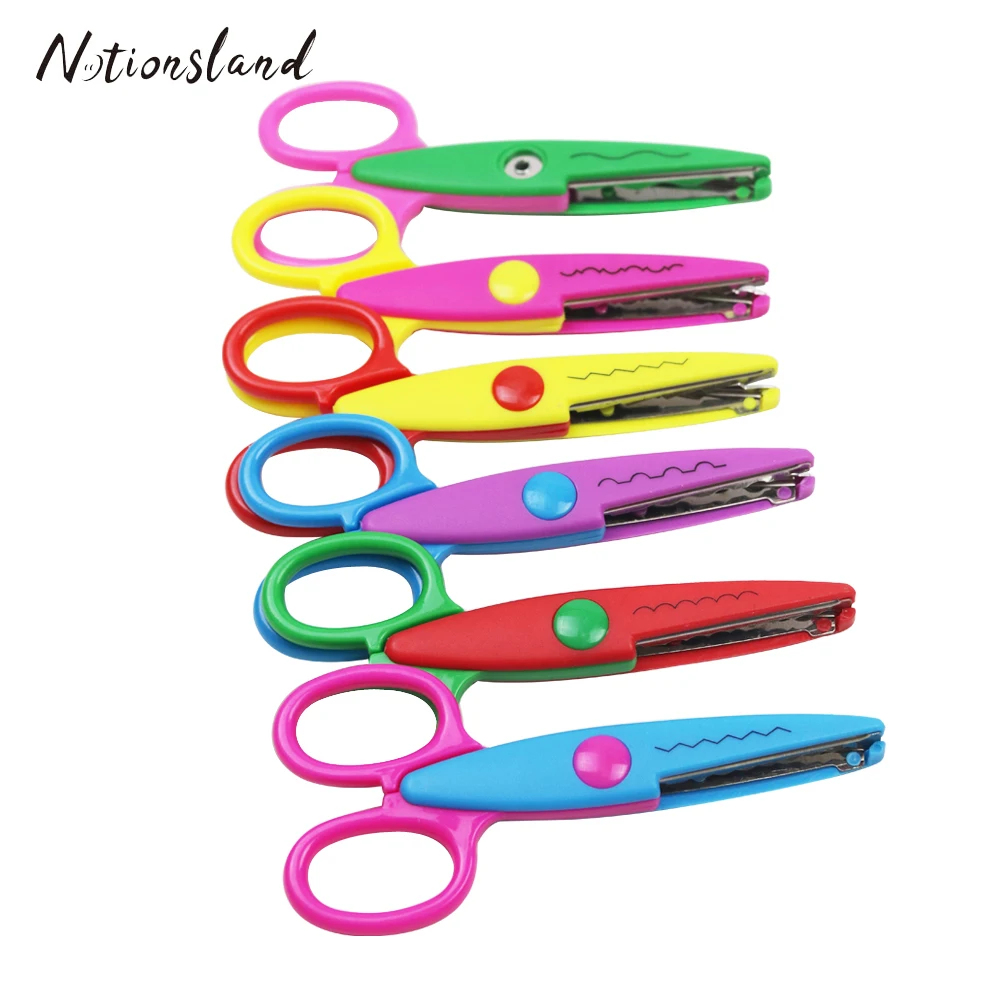 6Pcs/Set DIY Laciness Sewing Scissor Zig Zag Curly Scissors for Crafts Decorative Paper Cut Scissors
6Pcs/Set DIY Laciness Sewing Scissor Zig Zag Curly Scissors for Crafts Decorative Paper Cut Scissors