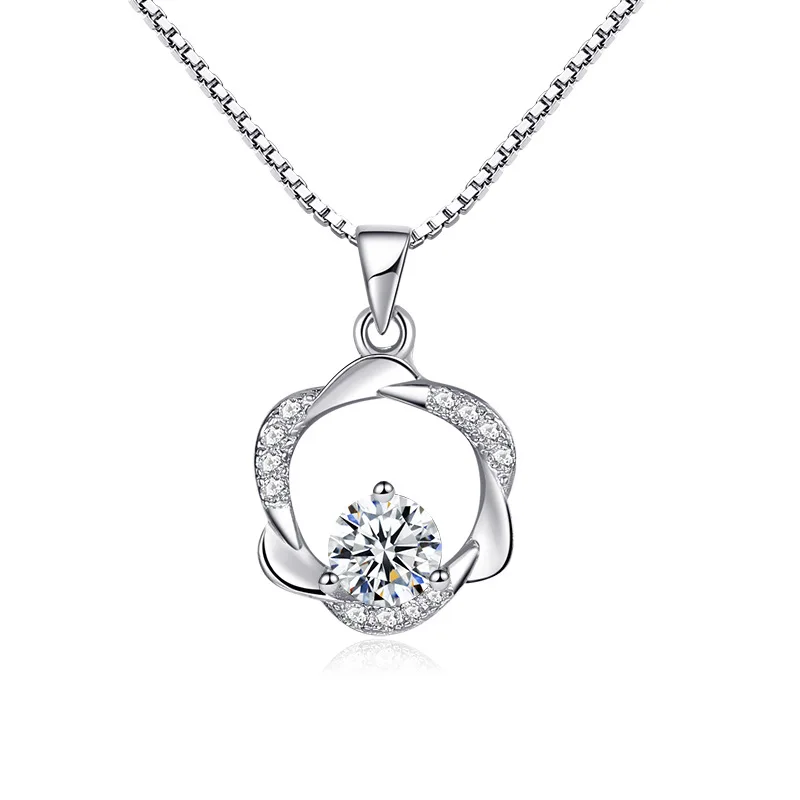 Korean Fashion Women Jewelry 2019 S925 Sterling Silver Six-Pointed Star Link Chain Hollow AAA Zircon Pendant Necklaces Female
Korean Fashion Women Jewelry 2019 S925 Sterling Silver Six-Pointed Star Link Chain Hollow AAA Zircon Pendant Necklaces Female