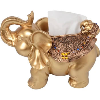 European-style high-end Resin tissue boxs hotel napkin tray living room Storage box cute elephant lucky craft ornaments
European-style high-end Resin tissue boxs hotel napkin tray living room Storage box cute elephant lucky craft ornaments