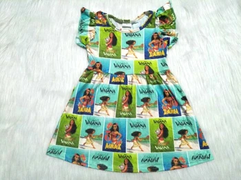 Fashion character pattern girls dress flying sleeve O neck dresses kids children's boutique clothing baby toddler vestido gxj
Fashion character pattern girls dress flying sleeve O neck dresses kids children's boutique clothing baby toddler vestido gxj