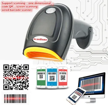NEW USB wired Bar code Scanner Support scan one-dimensional code two-dimensional code screen phone scan supermarket Retail
NEW USB wired Bar code Scanner Support scan one-dimensional code two-dimensional code screen phone scan supermarket Retail