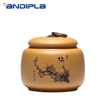 Authentic Yixing Purple Clay Tea Cans Candy Jar Storage Caddies Teaware 4 Gentleman Seasoning Pot Creative Vintage Home Decor
Authentic Yixing Purple Clay Tea Cans Candy Jar Storage Caddies Teaware 4 Gentleman Seasoning Pot Creative Vintage Home Decor