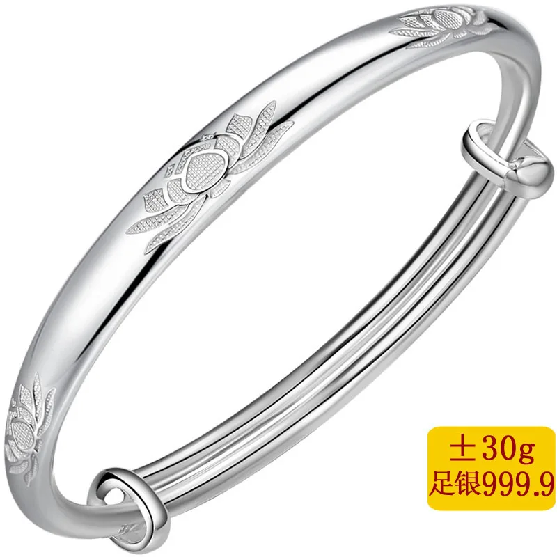 2020 Top Fashion Hot Sale Women No Bangle Bracelet 999.9 Sterling Push Pull Lotus Bracelets Ornaments Wholesale National Wind
2020 Top Fashion Hot Sale Women No Bangle Bracelet 999.9 Sterling Push Pull Lotus Bracelets Ornaments Wholesale National Wind