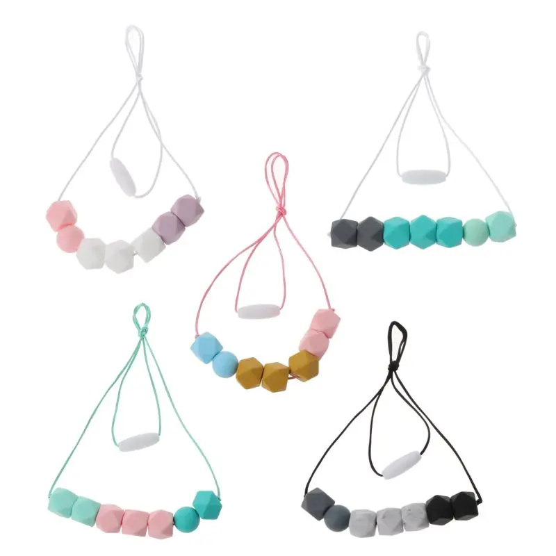 Baby Teething Necklace Safty Silicone Beads Nursing Necklace Chewable Teether For Mother and Baby BPA Free
Baby Teething Necklace Safty Silicone Beads Nursing Necklace Chewable Teether For Mother and Baby BPA Free
