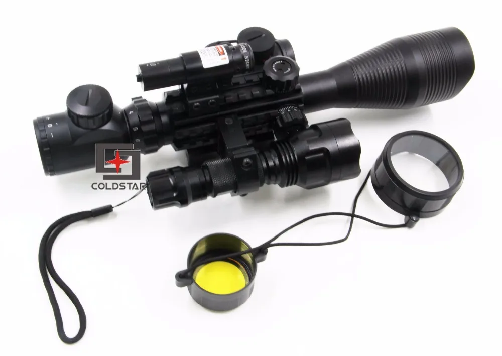 Military Tactical Optics C4-12x50EG Rifle Scope w/ Laser & LED 5Mode C8 CREE T6 Torch Flashlight for Weapon Rifle Gun Hunting
Military Tactical Optics C4-12x50EG Rifle Scope w/ Laser & LED 5Mode C8 CREE T6 Torch Flashlight for Weapon Rifle Gun Hunting