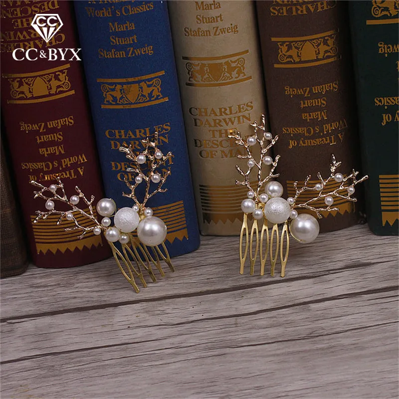 CC Wedding Jewelry Hairgrips Combs 2pcs Set Pearl For Women Engagement Bridal Accessories Beach Handmade Crystal Branch DIY 7444
CC Wedding Jewelry Hairgrips Combs 2pcs Set Pearl For Women Engagement Bridal Accessories Beach Handmade Crystal Branch DIY 7444