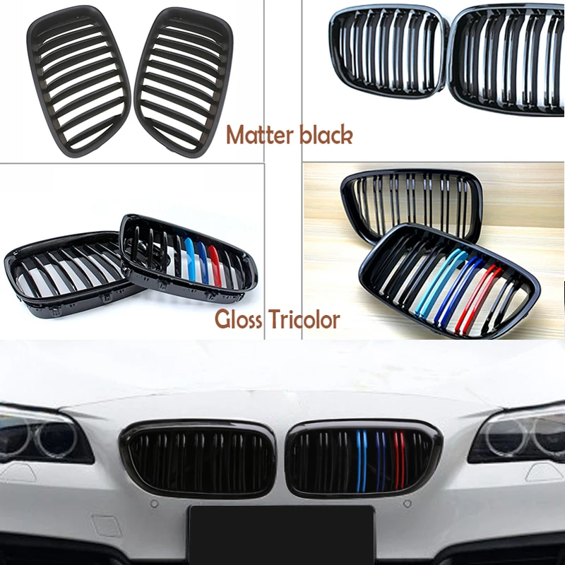 Carbon Fiber/Black Front Bumper Racing Grills Kidney Grilles For BMW F07 5 Series GT GT5 530d 535i 550i M Power Accessories
Carbon Fiber/Black Front Bumper Racing Grills Kidney Grilles For BMW F07 5 Series GT GT5 530d 535i 550i M Power Accessories