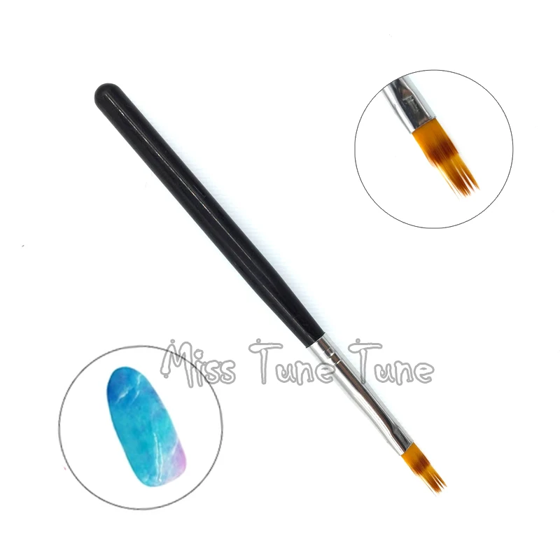 1PC Black Handle Nylon Hair Ombre Brush Nail Art Brush Professional Gradient Nail Tools Single Piece Nail Brushes
1PC Black Handle Nylon Hair Ombre Brush Nail Art Brush Professional Gradient Nail Tools Single Piece Nail Brushes