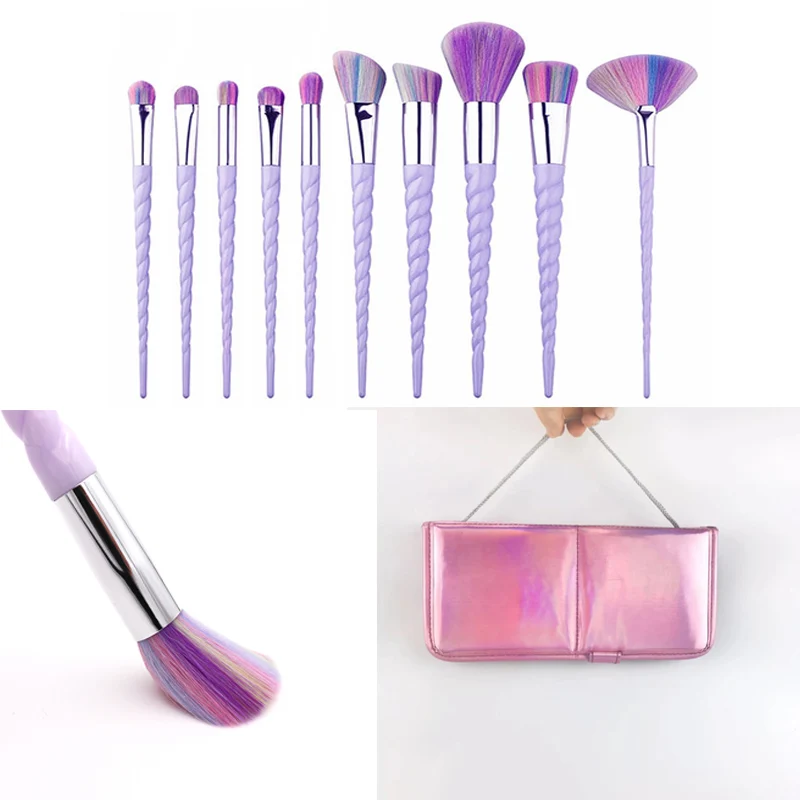 10pcs Unicorn Makeup Brush Set Bag Foundation Powder Eye shadow Make Up Brushes Beauty Makeup Cosmetic Tools pincel maquiagem
10pcs Unicorn Makeup Brush Set Bag Foundation Powder Eye shadow Make Up Brushes Beauty Makeup Cosmetic Tools pincel maquiagem