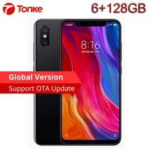 Global Version Xiaomi phone Mi8 Mi 8 Snapdragon 845 6GB RAM 128GB ROM Octa Core 6.21" 2148x1080P NFC Fingerprint ID Mobile Phone(China)