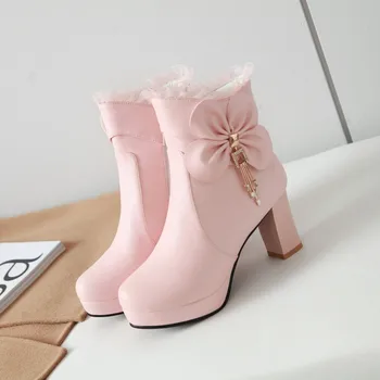 Big Size 9 10 11 12 boots women shoes ankle boots for women ladies boots Solid color side zipper round head thick heel
Big Size 9 10 11 12 boots women shoes ankle boots for women ladies boots Solid color side zipper round head thick heel