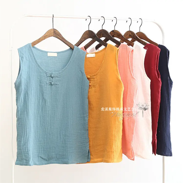 2019 Summer women cotton linen vest tops,plus size S-5XL 6XL cotton tops,National style vest vestidos,Cotton Casual shirt
2019 Summer women cotton linen vest tops,plus size S-5XL 6XL cotton tops,National style vest vestidos,Cotton Casual shirt