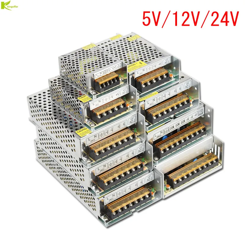 AC 110V-220V TO DC 5V 12V 24V 1A 2A 3A 5A 10A 15A 20A 30A 40A 50A Switch Power Supply Driver Adapter Transformer LED Strip Light
AC 110V-220V TO DC 5V 12V 24V 1A 2A 3A 5A 10A 15A 20A 30A 40A 50A Switch Power Supply Driver Adapter Transformer LED Strip Light