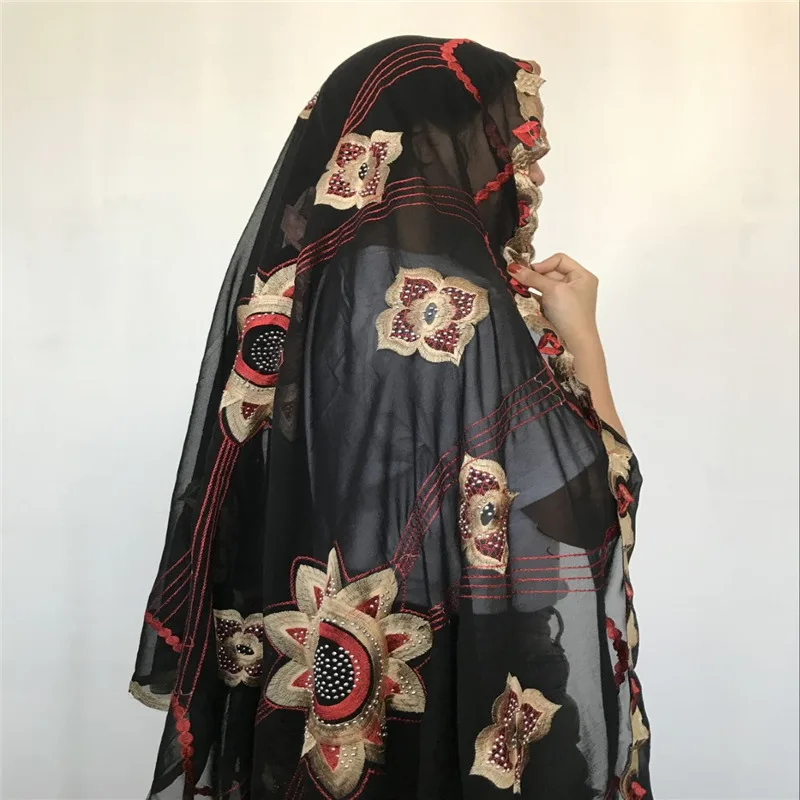 Hot Sale! Nice African women Scarfs ,2018 black new muslim big flower embroidery women net scarf for shawls wraps
Hot Sale! Nice African women Scarfs ,2018 black new muslim big flower embroidery women net scarf for shawls wraps