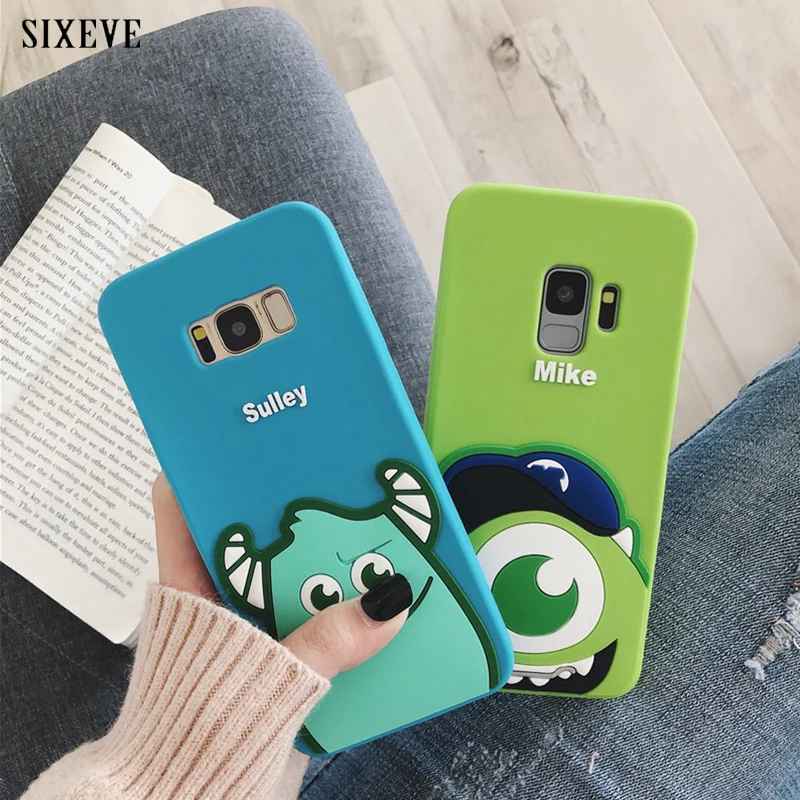 Cute Cartoon Big-eyed Monsters Phone Case For Samsung Galaxy S8 S9 S10 Plus Note8 Note9 soft Silicon Cover For Samsung S10 Coque
Cute Cartoon Big-eyed Monsters Phone Case For Samsung Galaxy S8 S9 S10 Plus Note8 Note9 soft Silicon Cover For Samsung S10 Coque