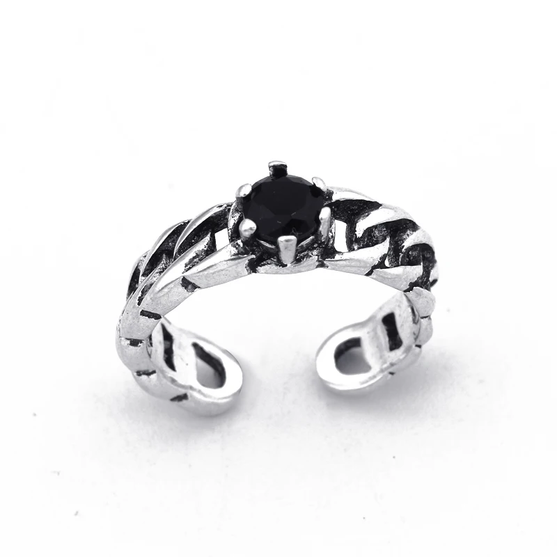 GEOMEE Fashion Black Obsidian Ring for Women Engagement Black Crystal Ring Vintage Antique Silver Jewelry Aneis Feminino R44
GEOMEE Fashion Black Obsidian Ring for Women Engagement Black Crystal Ring Vintage Antique Silver Jewelry Aneis Feminino R44