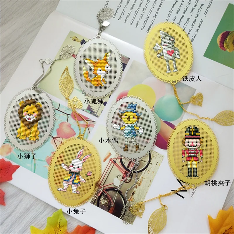 CUTE DIY Craft Stich Cross Stitch Bookmark Metal Silver Golden Needlework Embroidery Crafts Counted Cross-Stitching Kit Gift
CUTE DIY Craft Stich Cross Stitch Bookmark Metal Silver Golden Needlework Embroidery Crafts Counted Cross-Stitching Kit Gift