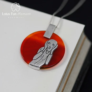 Lotus Fun Moment Real 925 Sterling Silver Handmade Fashion Jewelry The Scream Painting Pendant without Necklace for Women
Lotus Fun Moment Real 925 Sterling Silver Handmade Fashion Jewelry The Scream Painting Pendant without Necklace for Women