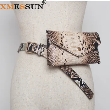 XMESSUN New Vintage Serpentine Leather Women Python Waist Pack High Quality Women Fanny Pack Fashion Snake Skin Waist Bag H23
XMESSUN New Vintage Serpentine Leather Women Python Waist Pack High Quality Women Fanny Pack Fashion Snake Skin Waist Bag H23