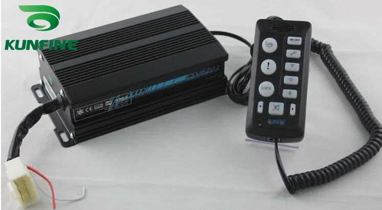 Electrical Siren High Power 200W car siren 9 tones controller without speaker KF-6203
Electrical Siren High Power 200W car siren 9 tones controller without speaker KF-6203