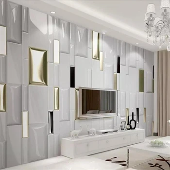 beibehang Custom wallpaper large upscale romantic 3d stereo modern fashion gold checkered geometric soft bag wall wallpaper
beibehang Custom wallpaper large upscale romantic 3d stereo modern fashion gold checkered geometric soft bag wall wallpaper